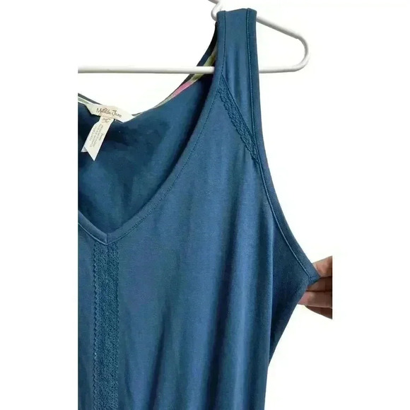Matilda Jane Women's Blue Ruffle Hem Swing Summer Dress Size Small - Picture 4 of 8